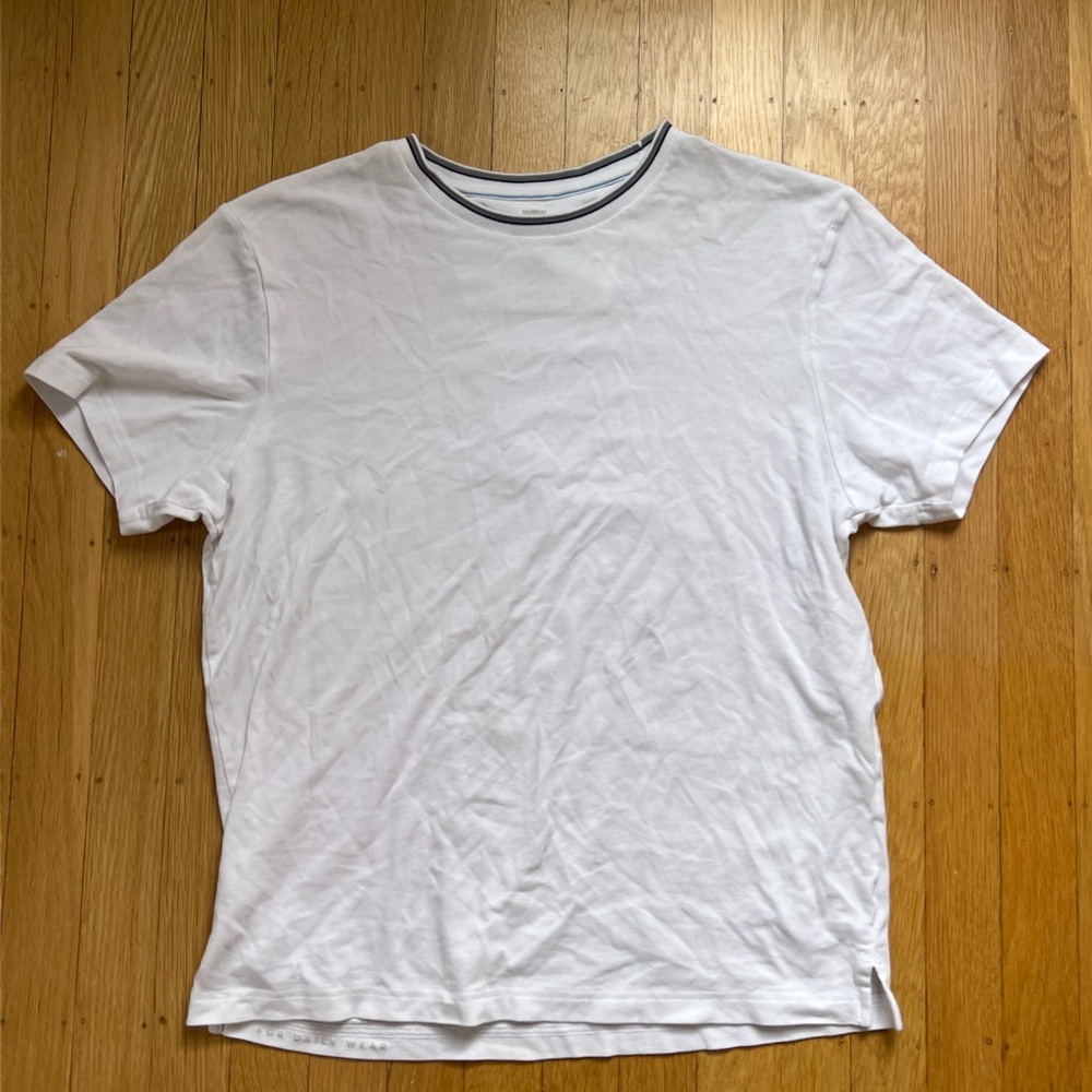 Mack Weldon White Short Sleeve Tee